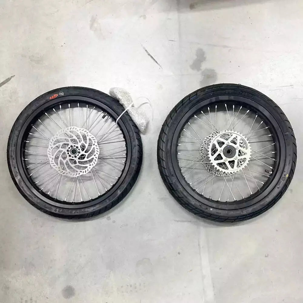 17in Super Moto Wheel set for Surron/ E - Ride Pro - MXwraps