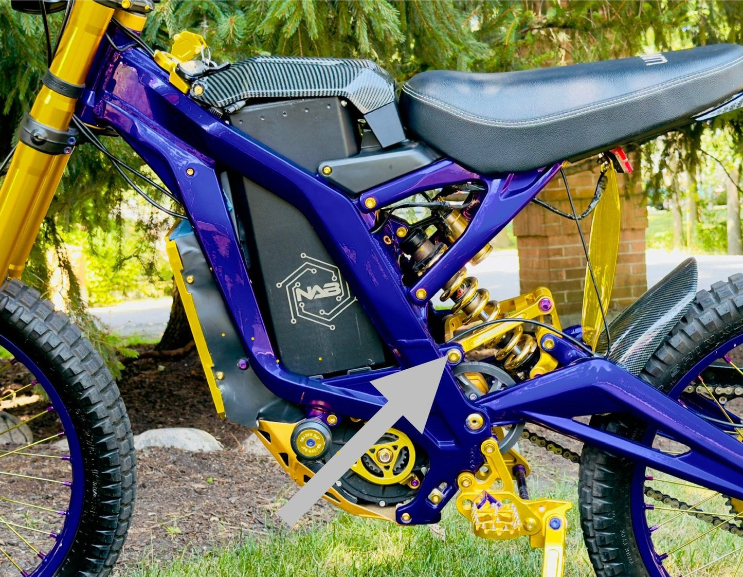 Suspension Triangle Frame Bushing Sleeve Surron and Segway - MXwraps