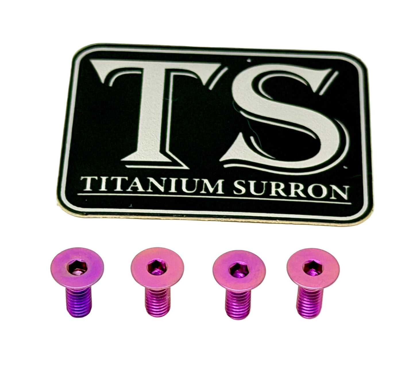 Titanium Baja Designs Headlight Cover Plate Bolts (4) - MXwraps
