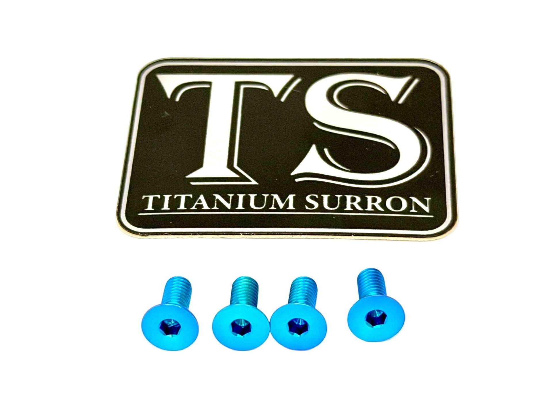 Titanium Baja Designs Headlight Cover Plate Bolts (4) - MXwraps
