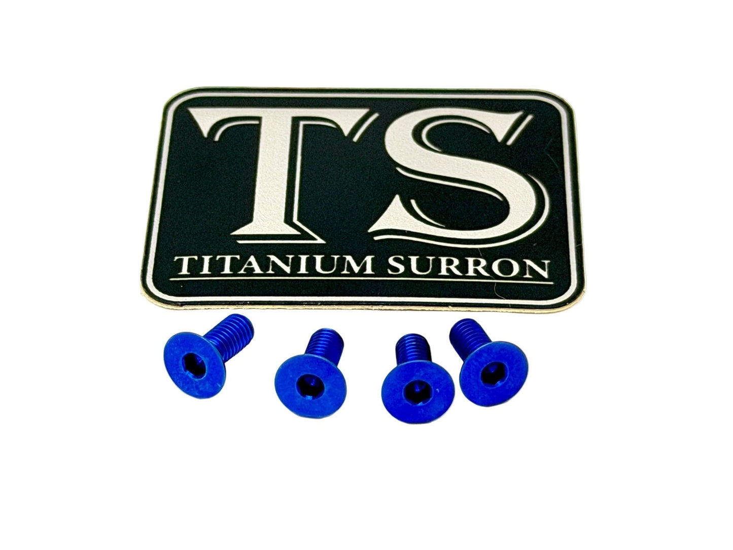 Titanium Baja Designs Headlight Cover Plate Bolts (4) - MXwraps