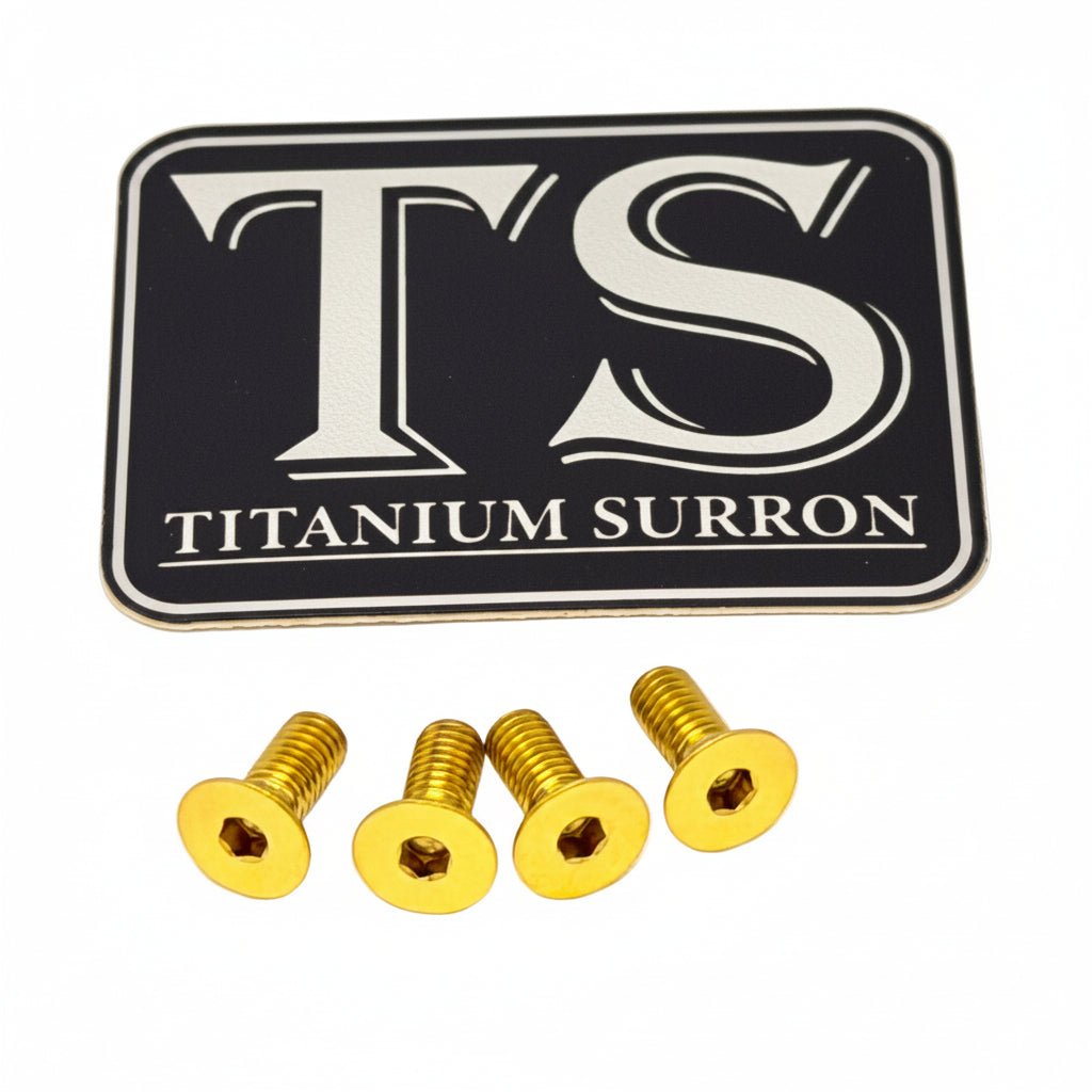 Titanium Baja Designs Headlight Cover Plate Bolts (4) - MXwraps