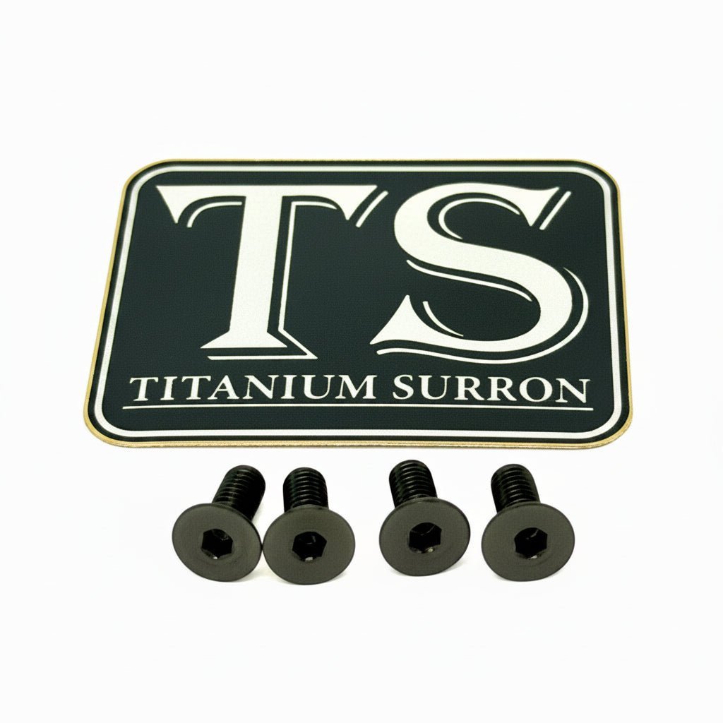 Titanium Baja Designs Headlight Cover Plate Bolts (4) - MXwraps