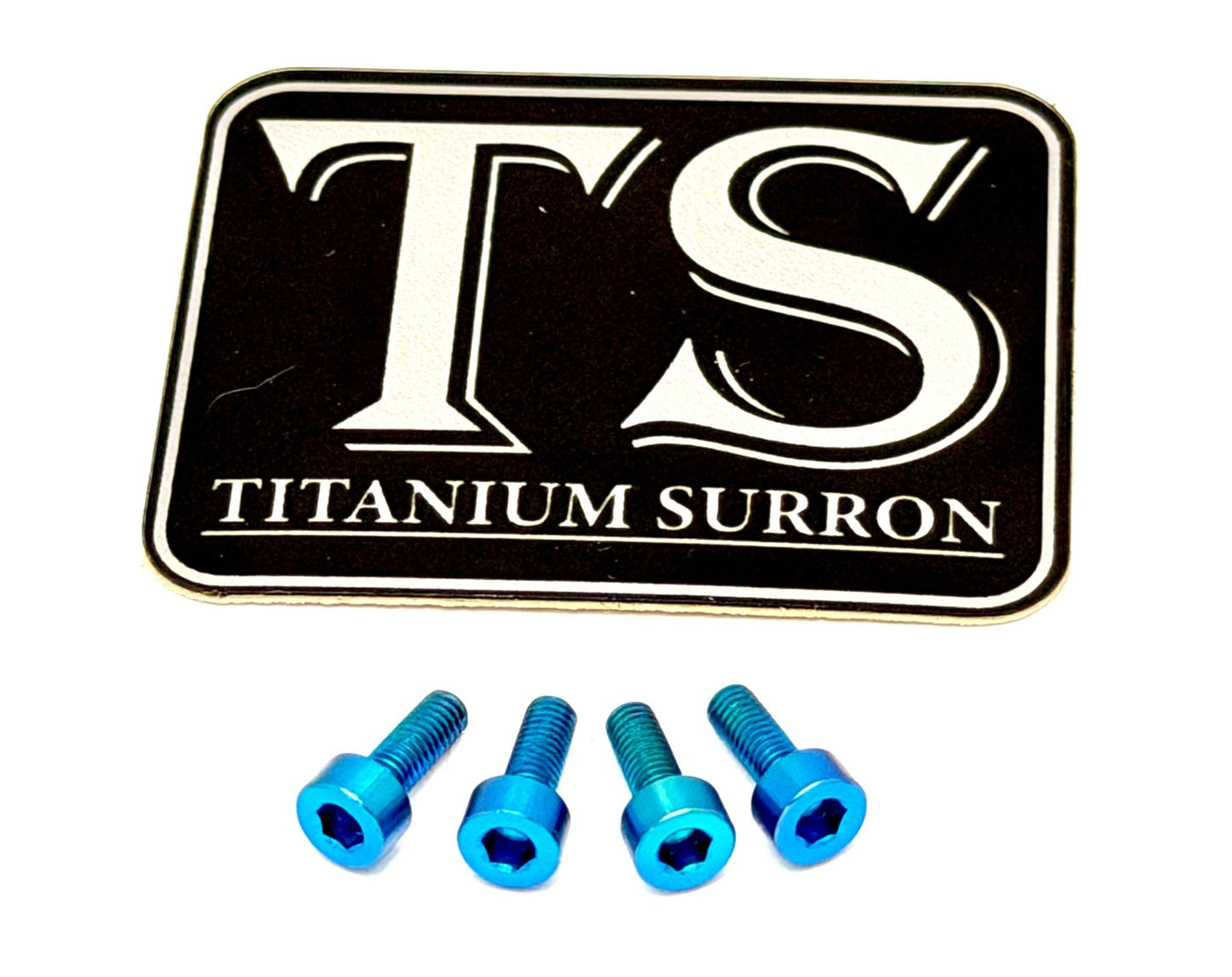 Titanium Baja Designs Headlight Cover Plate Bolts (4) - MXwraps
