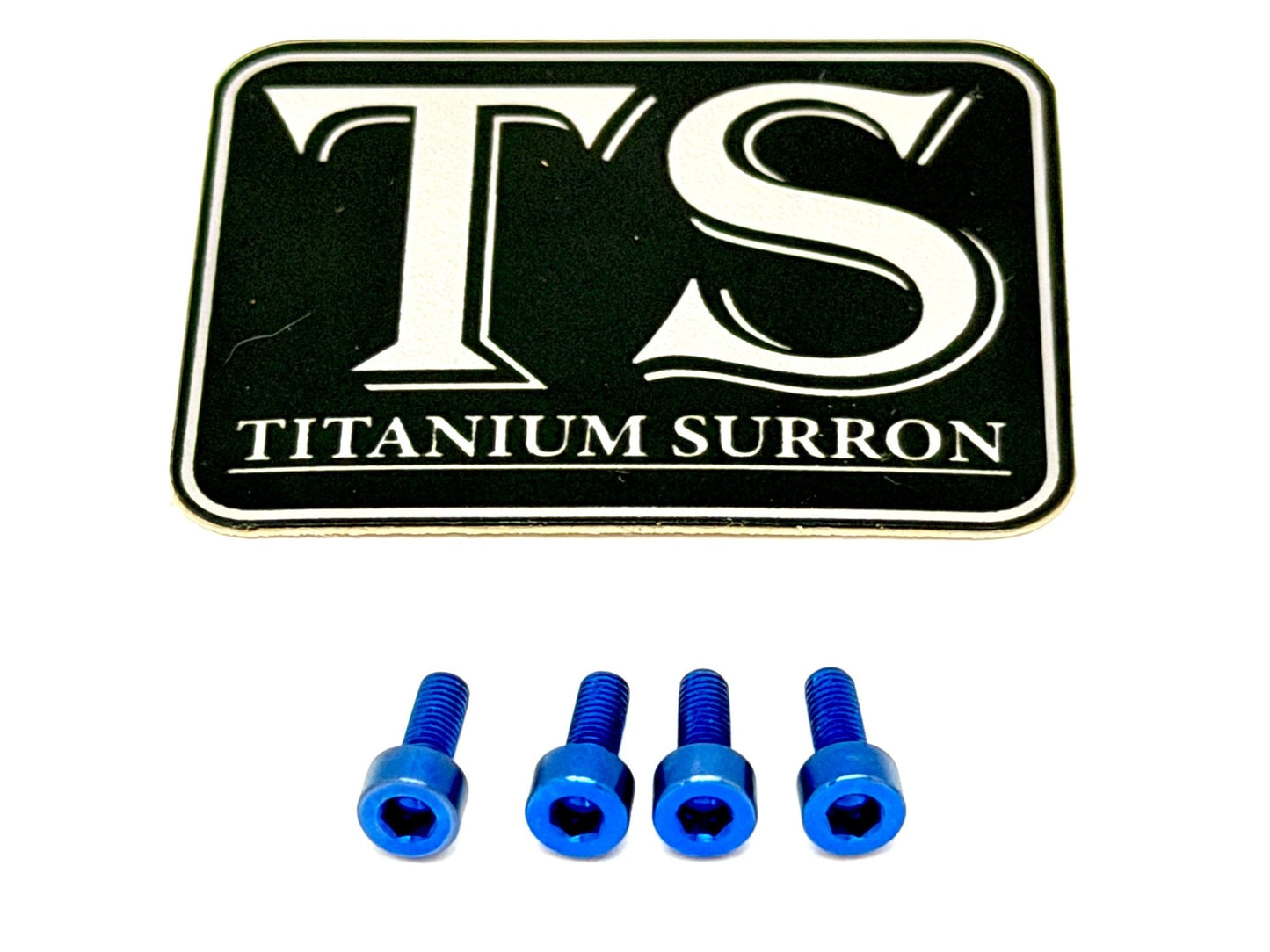 Titanium Baja Designs Headlight Cover Plate Bolts (4) - MXwraps