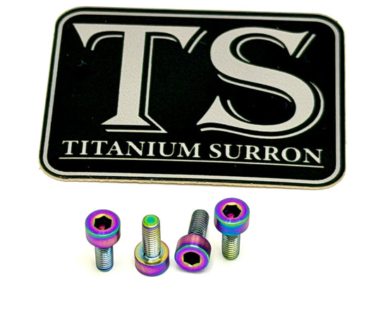 Titanium Baja Designs Headlight Cover Plate Bolts (4) - MXwraps