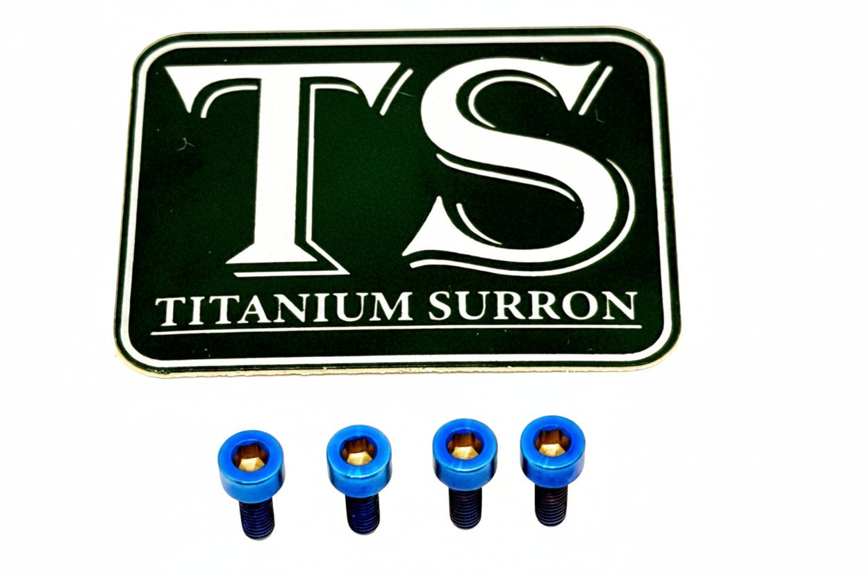 Titanium Baja Designs Headlight Cover Plate Bolts (4) - MXwraps