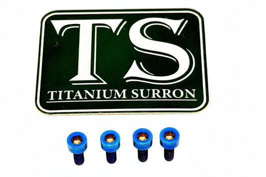 Titanium Baja Designs Headlight Cover Plate Bolts (4) - MXwraps