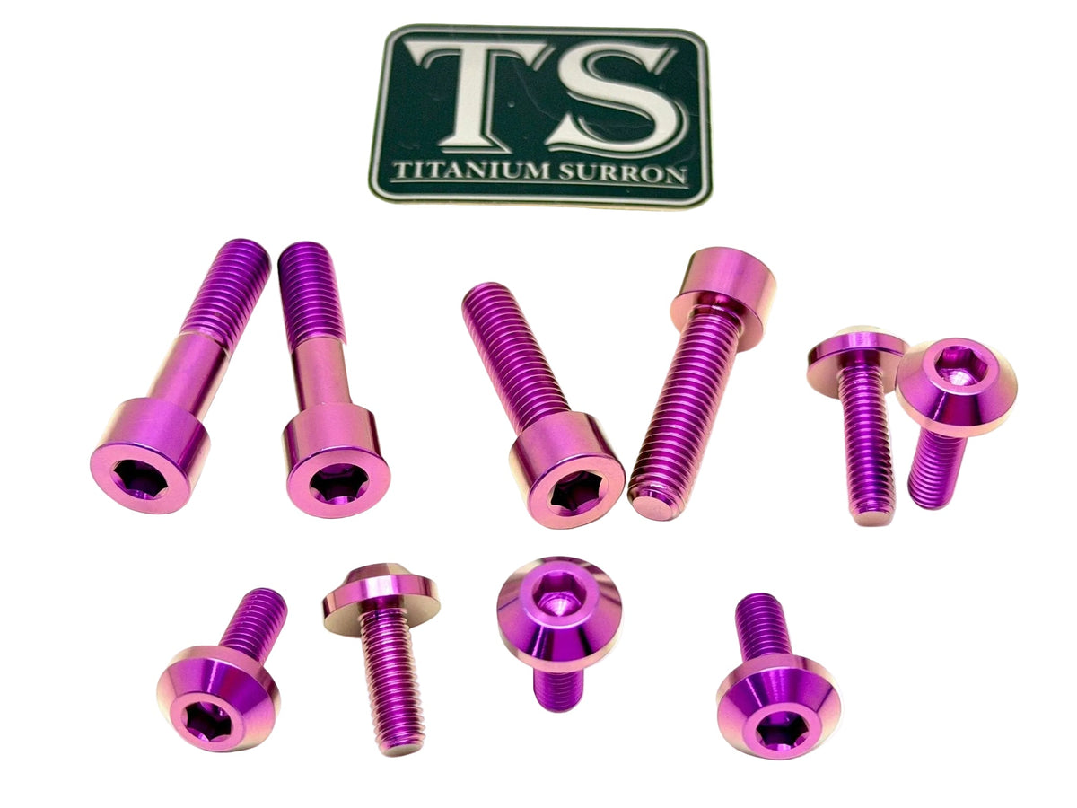 Titanium Bash Guard/ Skid Plate Bolts - E-moto - MXwraps