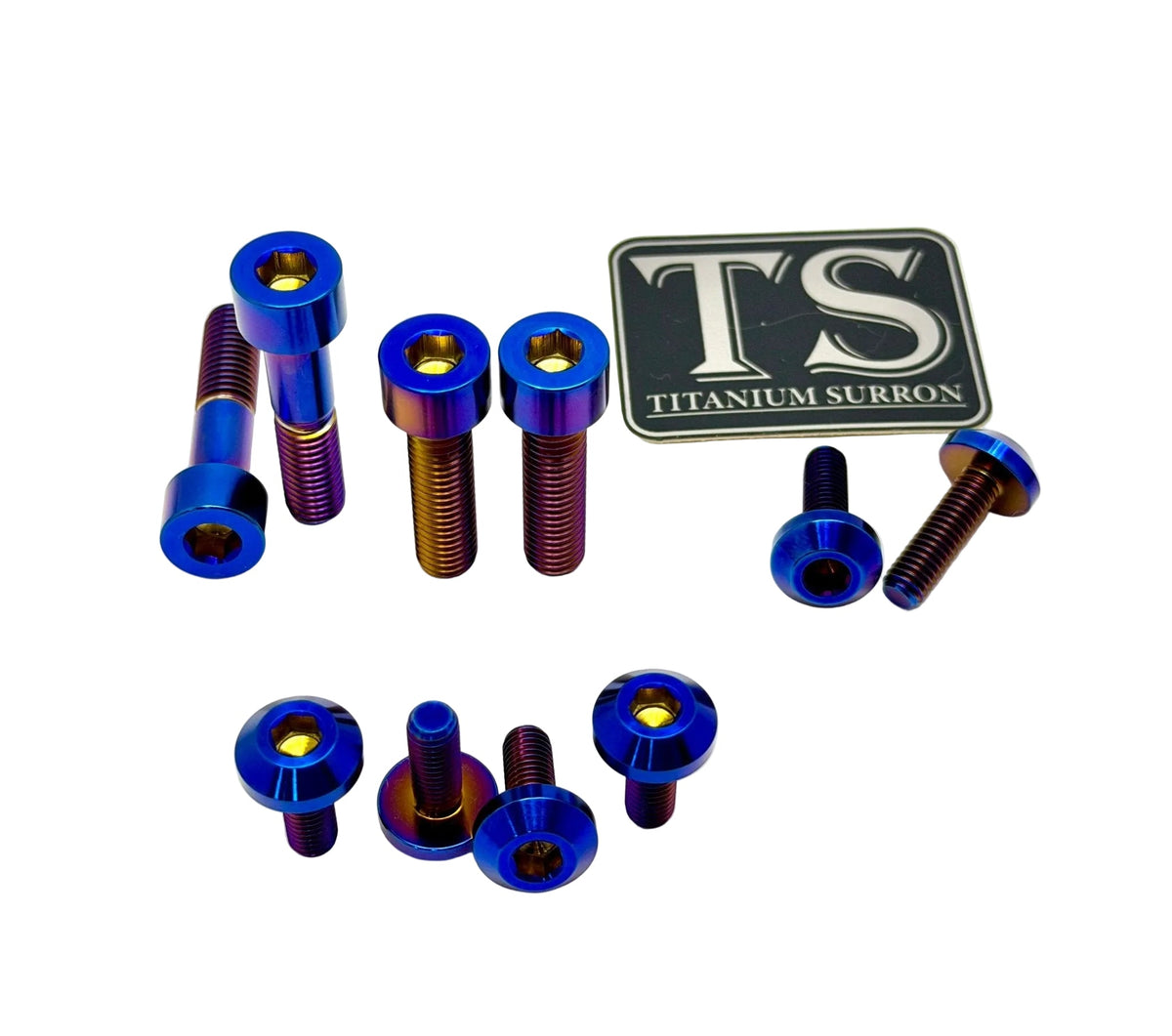 Titanium Bash Guard/ Skid Plate Bolts - E-moto - MXwraps