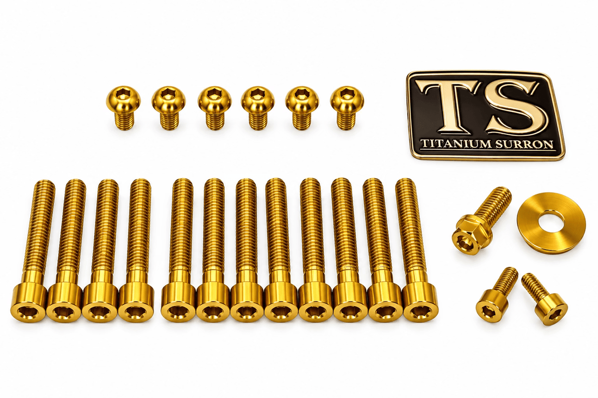 Titanium Bolt Kit for Sirris F43 Fork (22 Pieces) - MXwraps