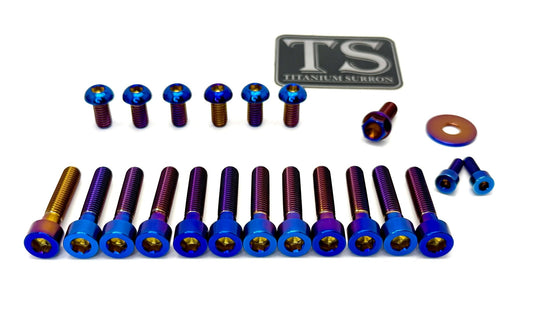 Titanium Bolt Kit for Sirris F43 Fork (22 Pieces) - MXwraps