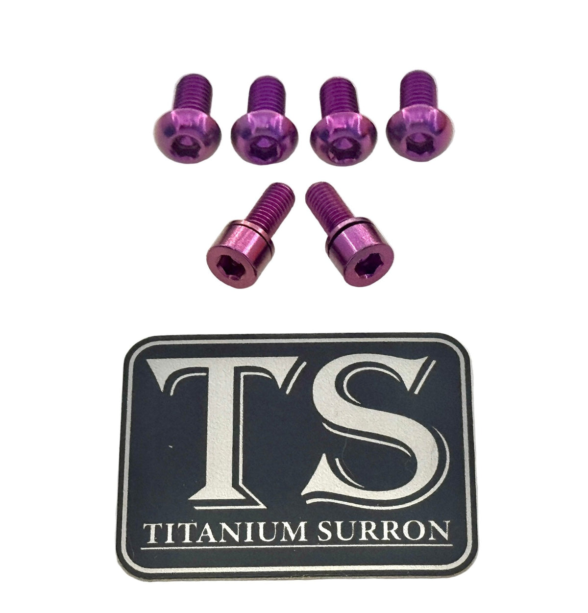 Titanium E-Moto Headlight Mount Bolts - MXwraps