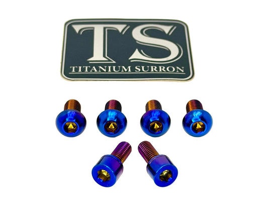 Titanium E-Moto Headlight Mount Bolts - MXwraps