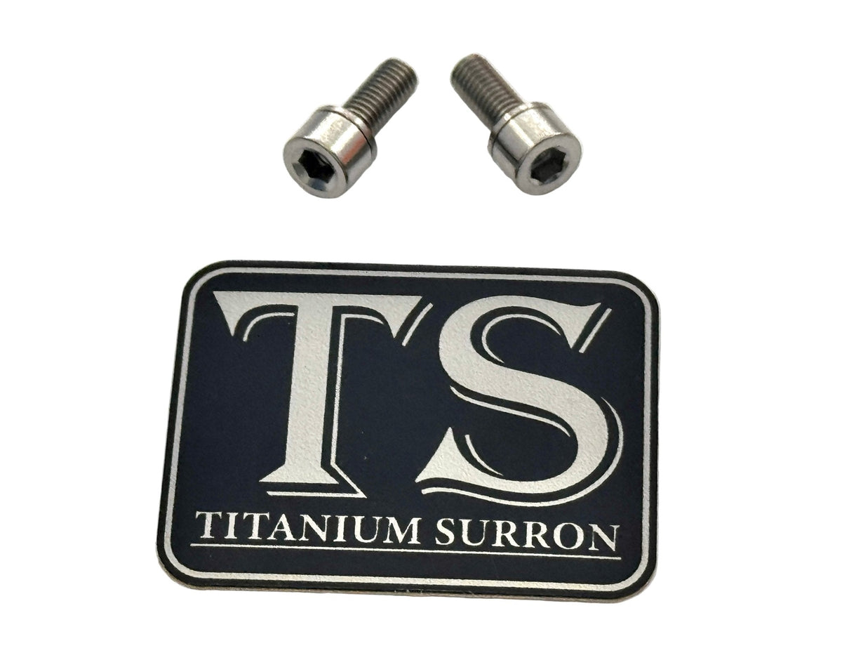 Titanium E-Moto Headlight Mount Bolts - MXwraps