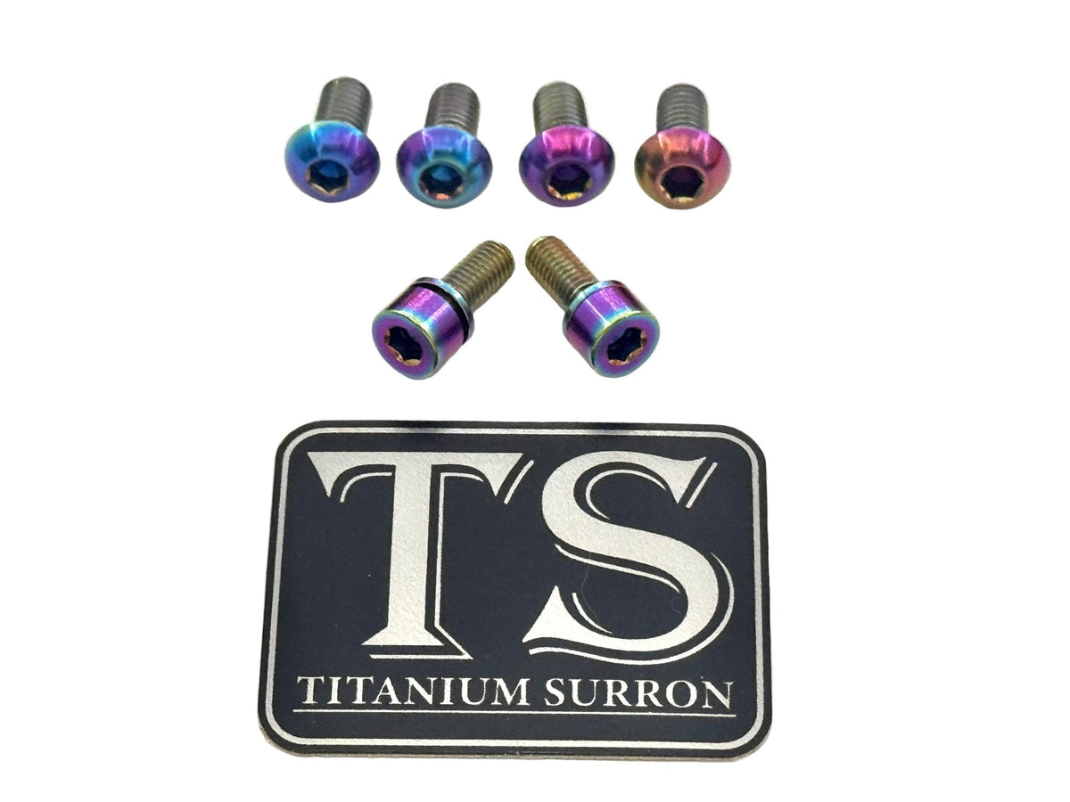 Titanium E-Moto Headlight Mount Bolts - MXwraps