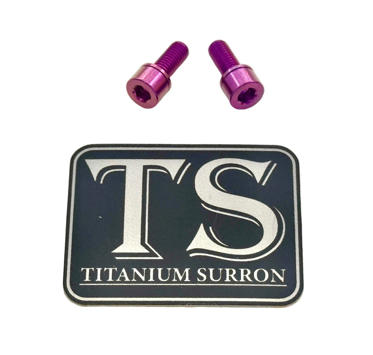 Titanium E-Moto Headlight Mount Bolts - MXwraps