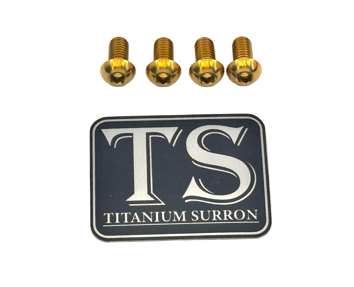 Titanium E-Moto Headlight Mount Bolts - MXwraps