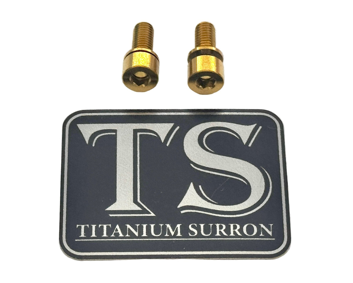 Titanium E-Moto Headlight Mount Bolts - MXwraps