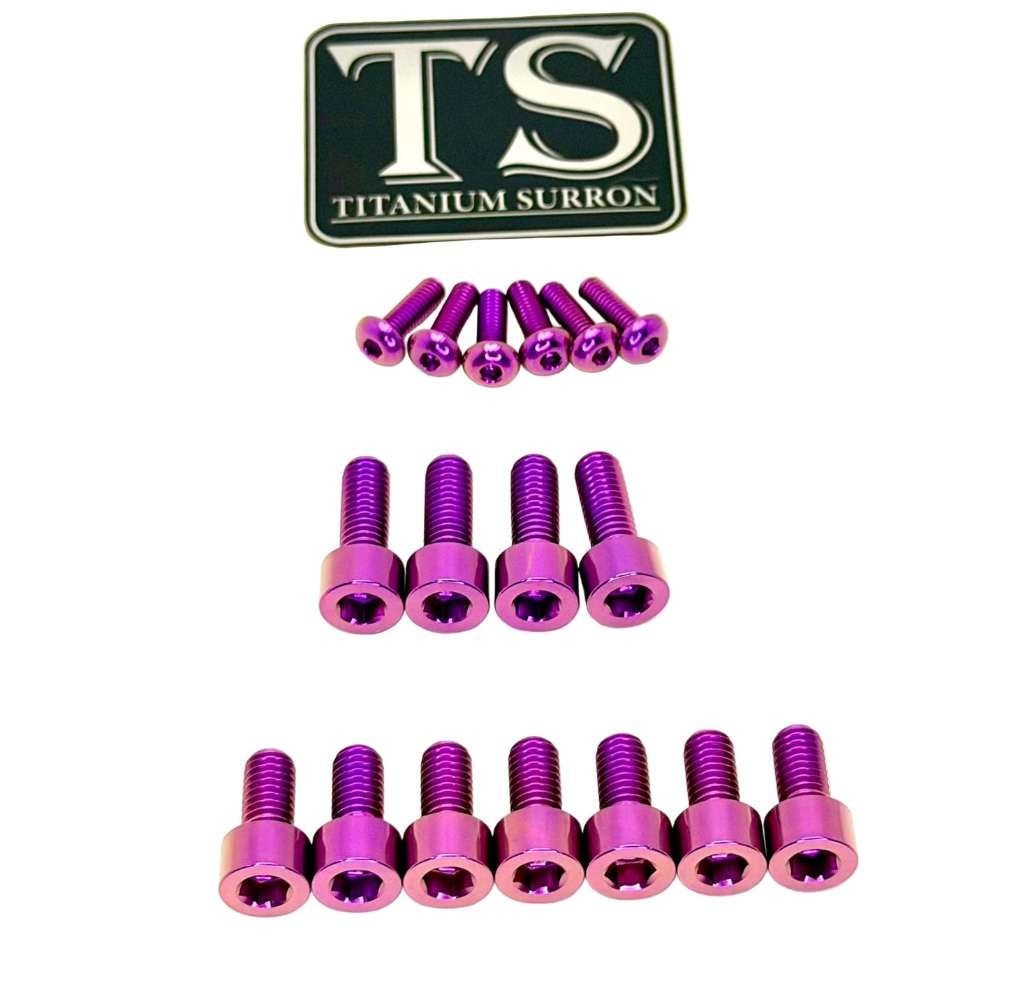 Titanium EXT Ferro Fork Bolt Kits - MXwraps