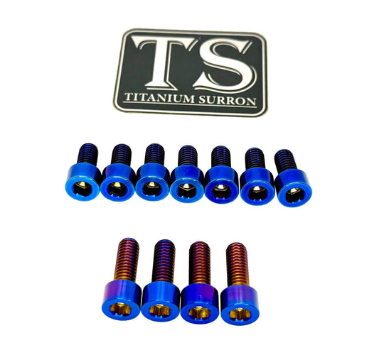 Titanium EXT Ferro Fork Bolt Kits - MXwraps