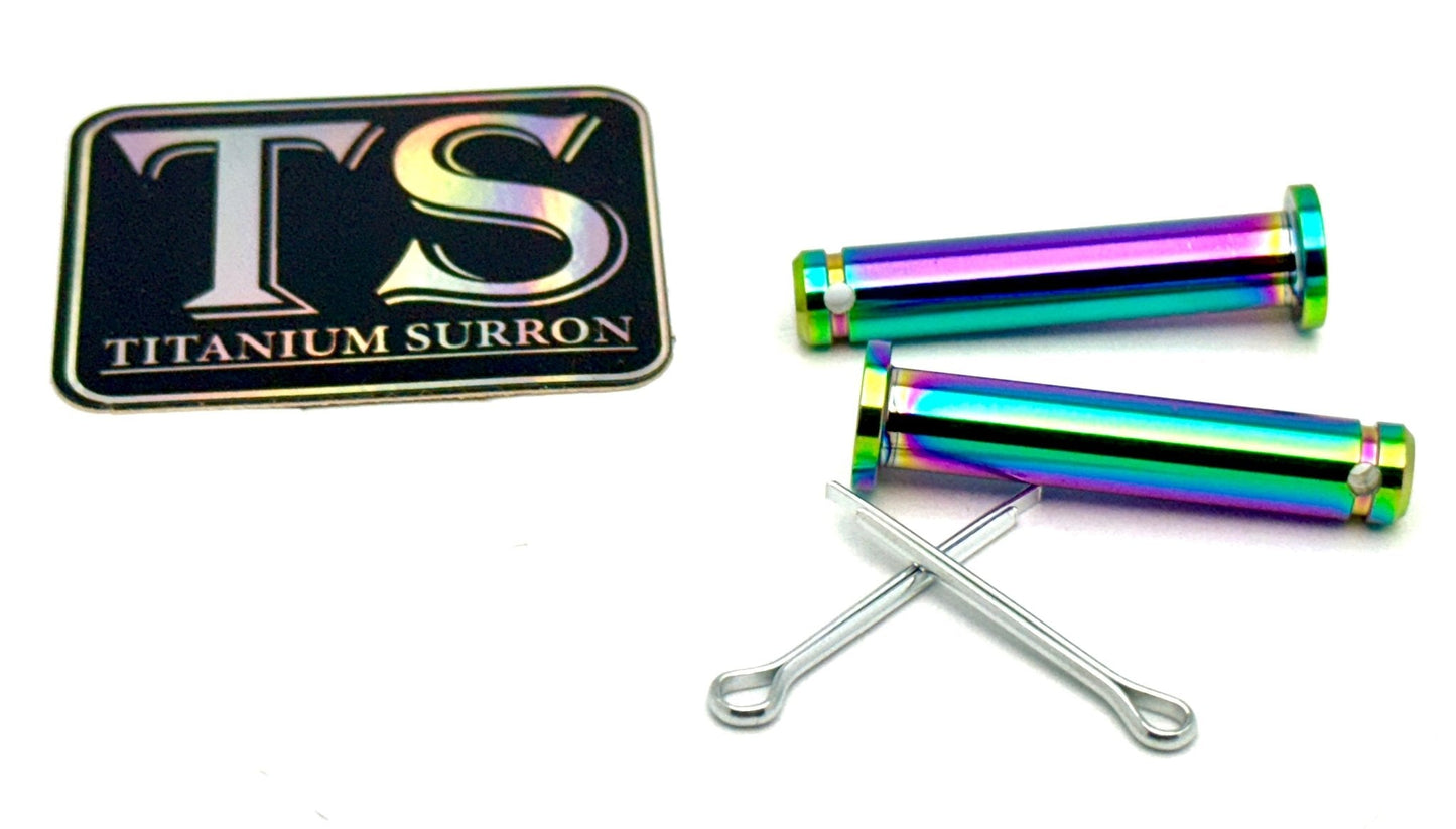 Titanium Foot Peg Pins - Surron, Talaria, Segway, 79 Bike, Rerode, E - Ride Pro - MXwraps