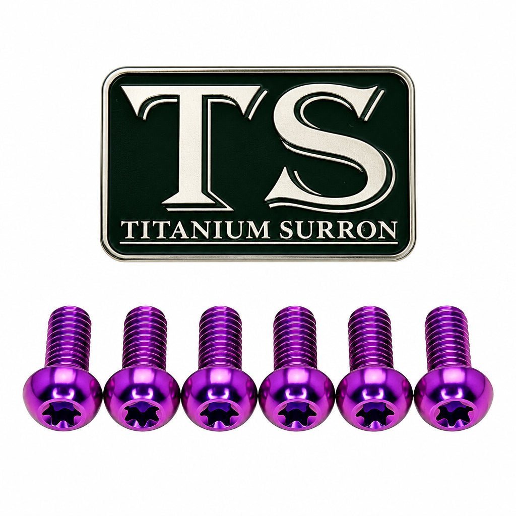 Titanium Front Rotor Bolts - Juiced Scrambler - MXwraps