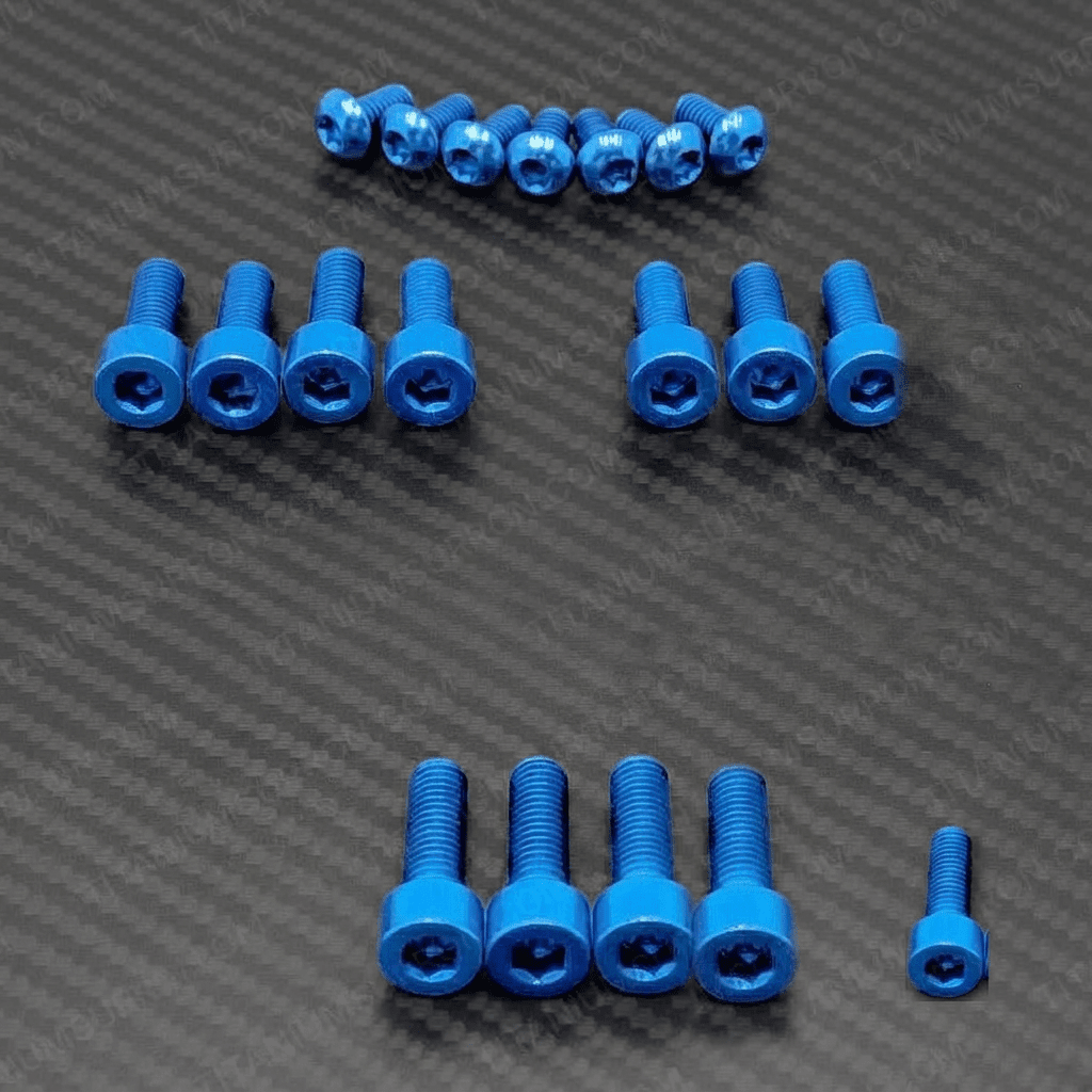 Titanium KKE Fork Bolt Kit - Juiced Scrambler - MXwraps