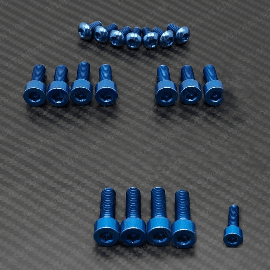 Titanium KKE Fork Bolt Kit - Juiced Scrambler - MXwraps