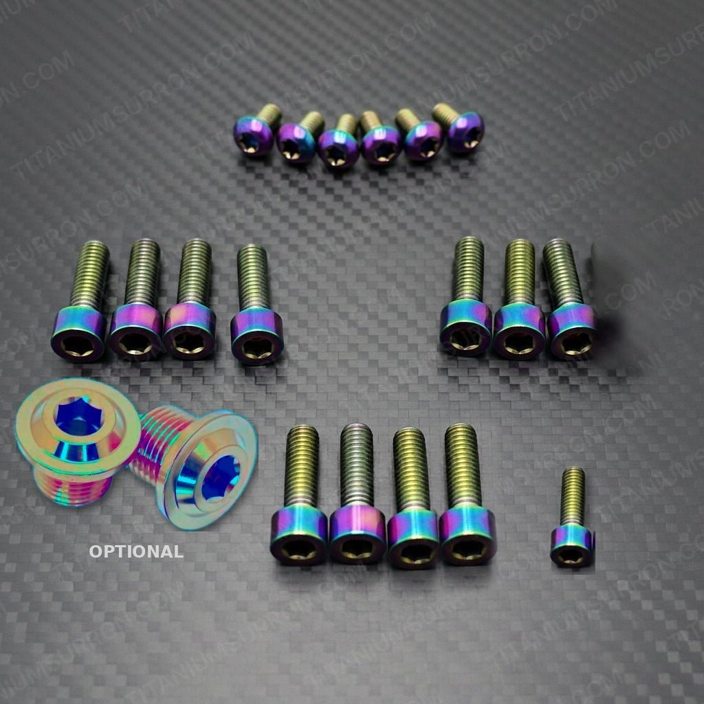 Titanium KKE Fork Bolt Kit - Juiced Scrambler - MXwraps