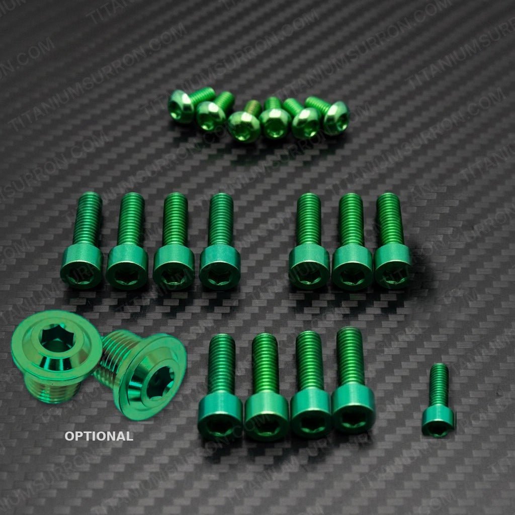 Titanium KKE Fork Bolt Kit - Juiced Scrambler - MXwraps