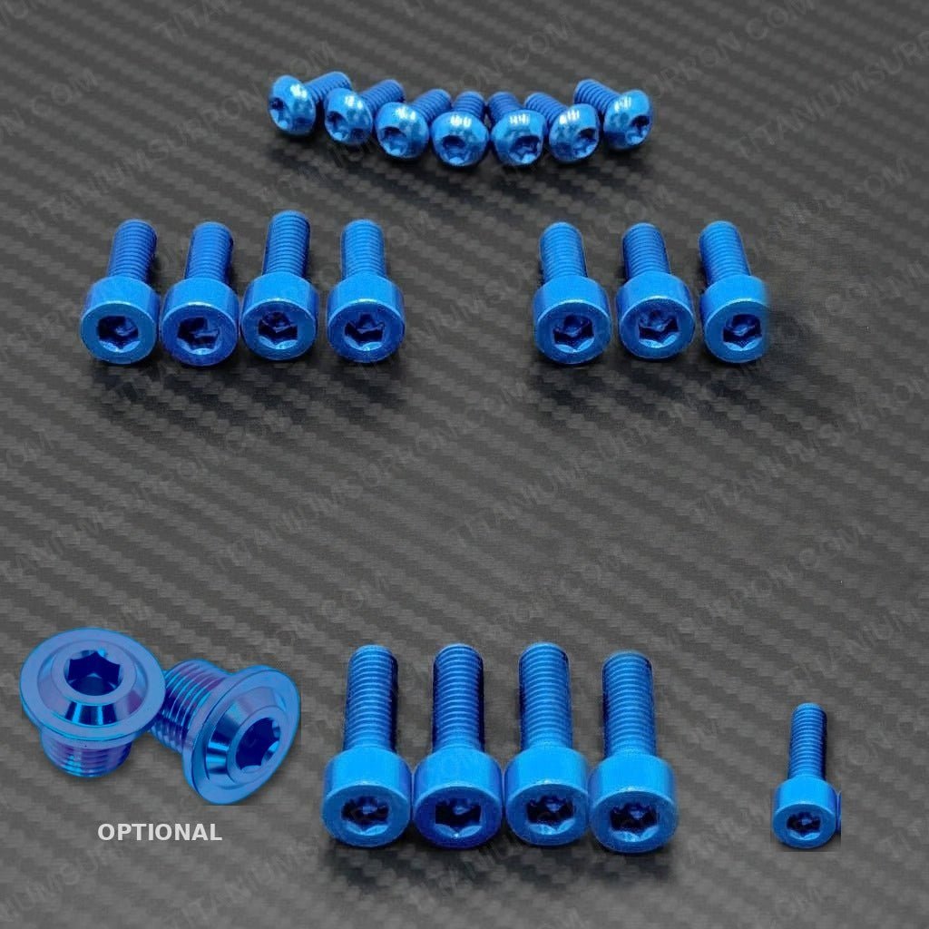 Titanium KKE Fork Bolt Kit - Juiced Scrambler - MXwraps