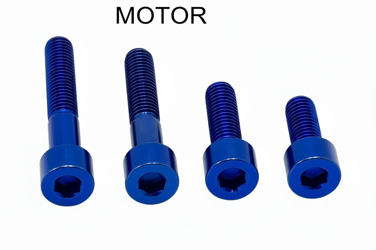 Titanium Motor Bolts - E-Ride Pro (2.0, 3.0, SR) - MXwraps