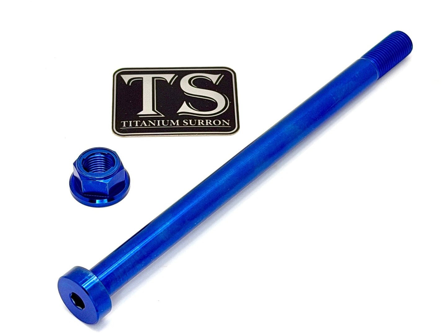 Titanium Rear Axle and Nut - Surron LBX - MXwraps
