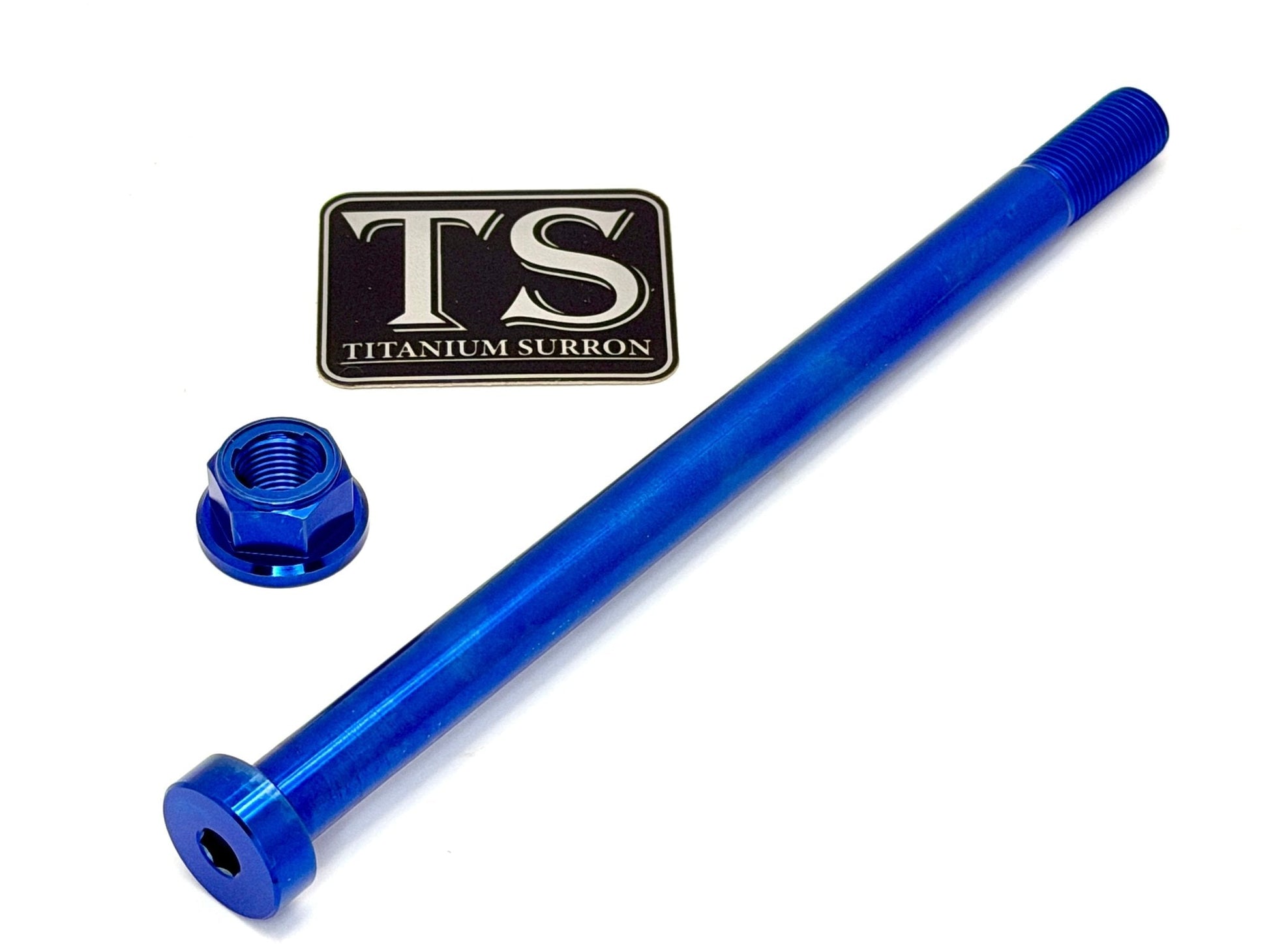 Titanium Rear Axle and Nut - Surron LBX - MXwraps