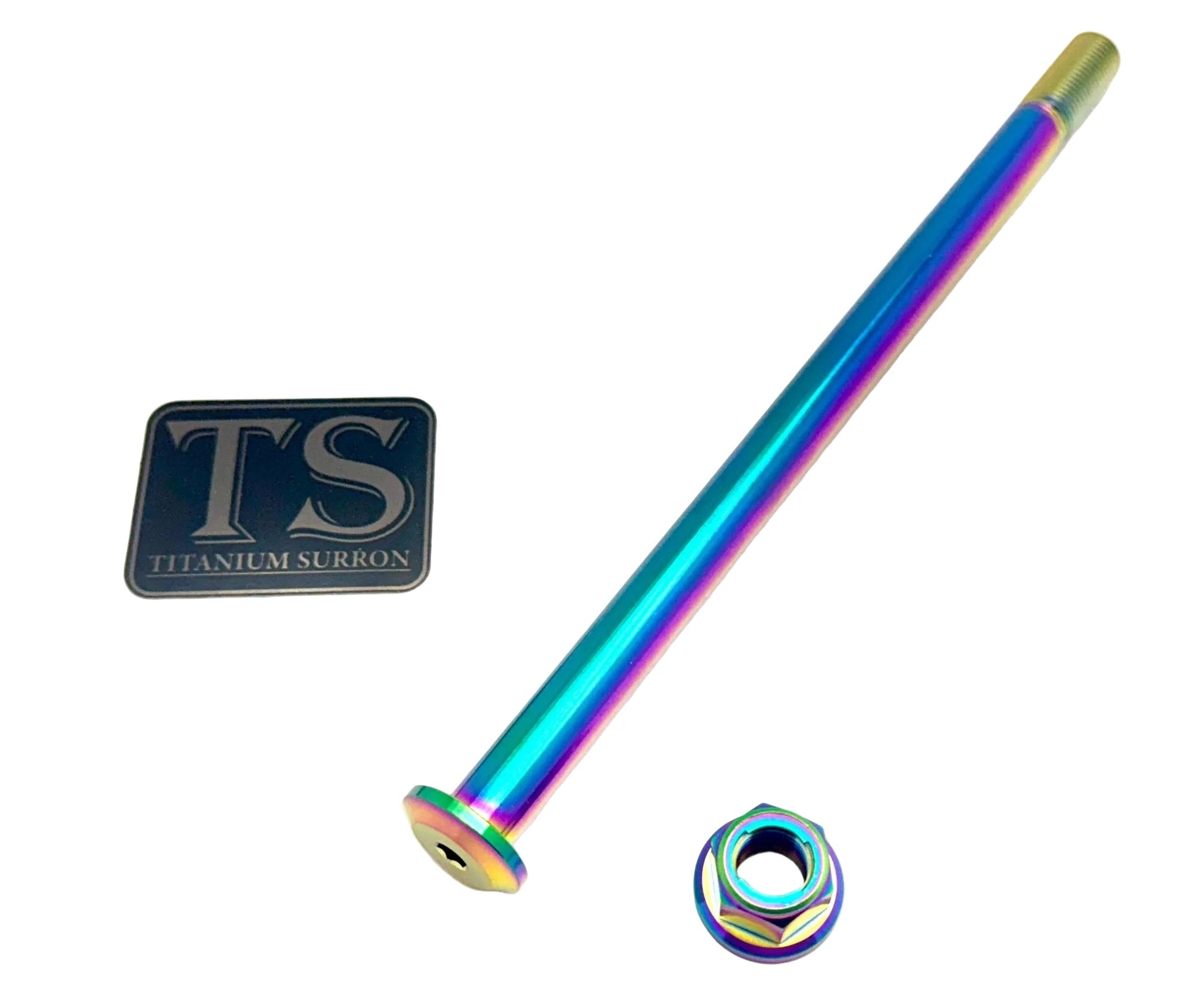 Titanium Rear Axle and Nut - Talaria (Two pcs) - MXwraps