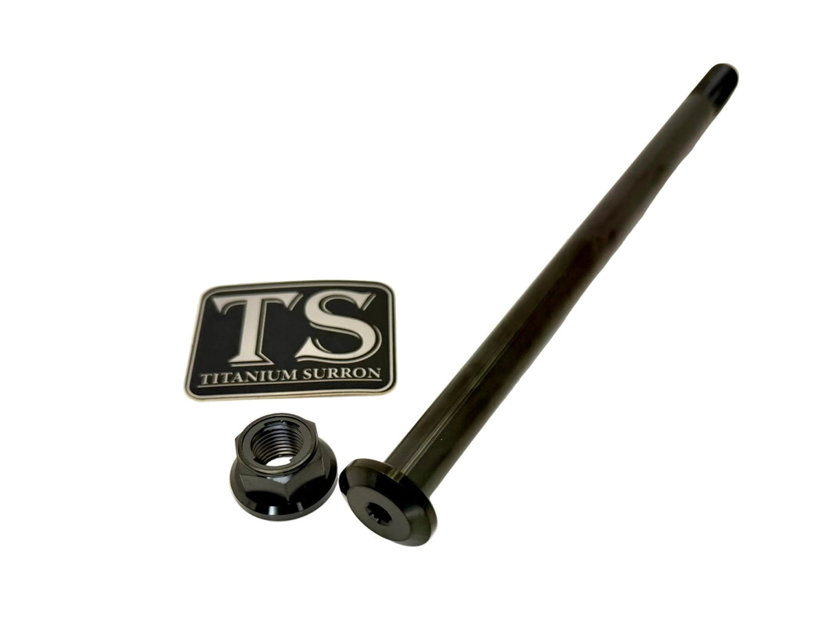 Titanium Rear Axle and Nut - Yozma IN10 - MXwraps