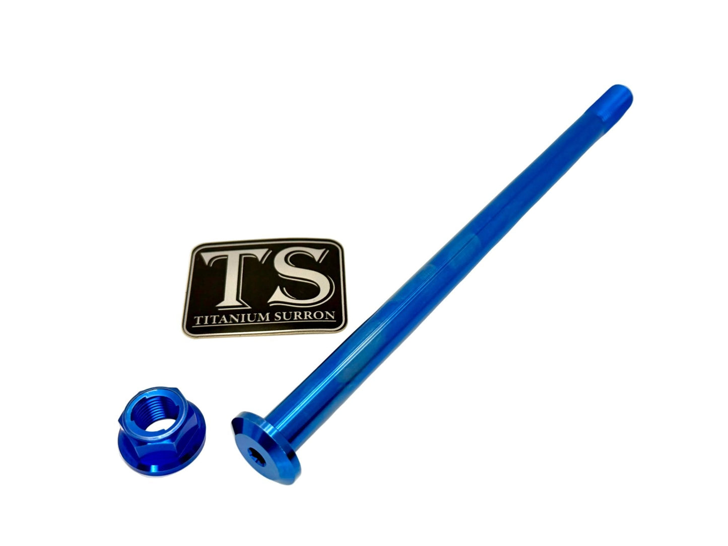 Titanium Rear Axle and Nut - Yozma IN10 - MXwraps