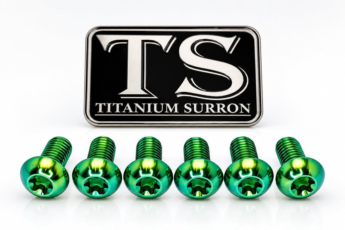 Titanium Rear Rotor Bolts - Juiced Scrambler - MXwraps