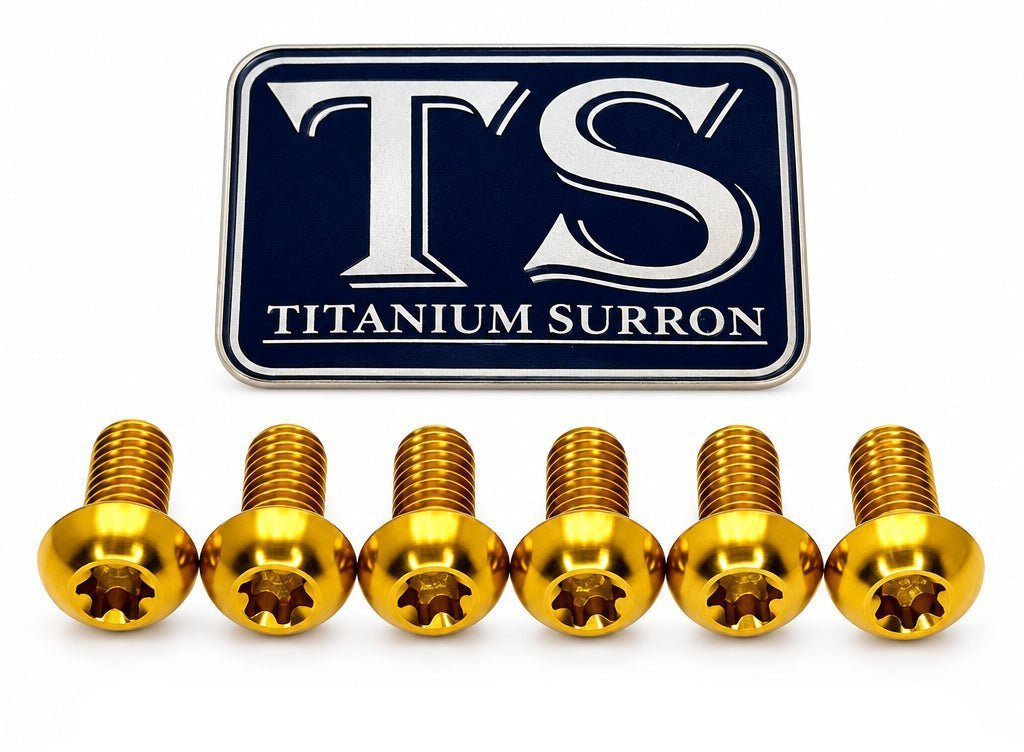 Titanium Rear Rotor Bolts - Juiced Scrambler - MXwraps