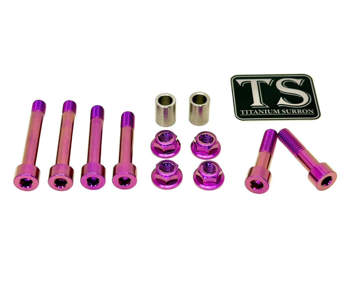 Titanium Rear Suspension/ Linkage Bolt Kit for Surron LBX & Segway X260 - MXwraps