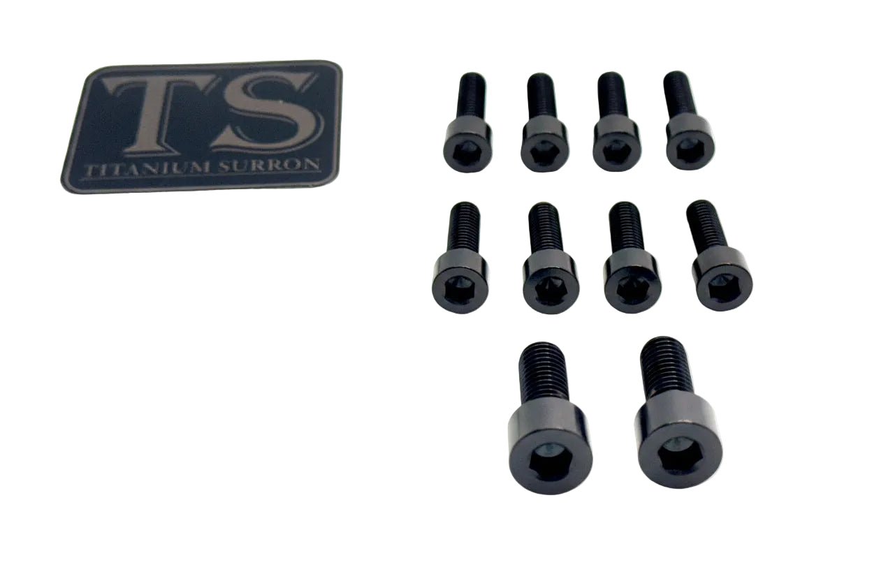 Titanium Stem/ Handlebar Mount Bolts - E - moto - MXwraps
