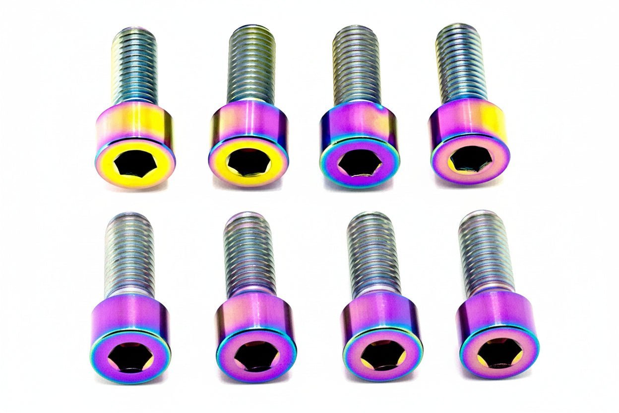 Titanium Stem/ Handlebar Mount Bolts - E - moto - MXwraps
