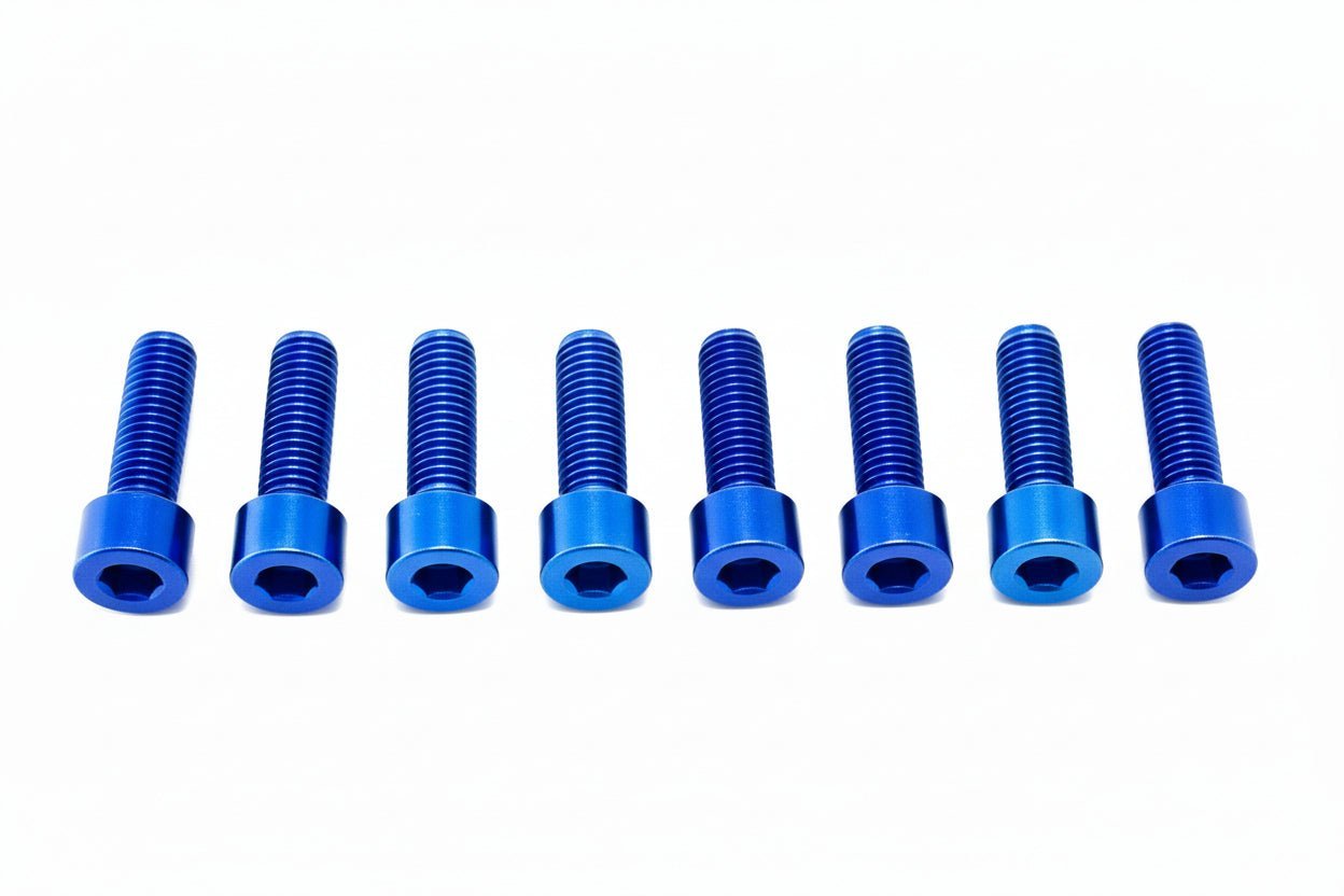 Titanium Stem/ Handlebar Mount Bolts - E - moto - MXwraps