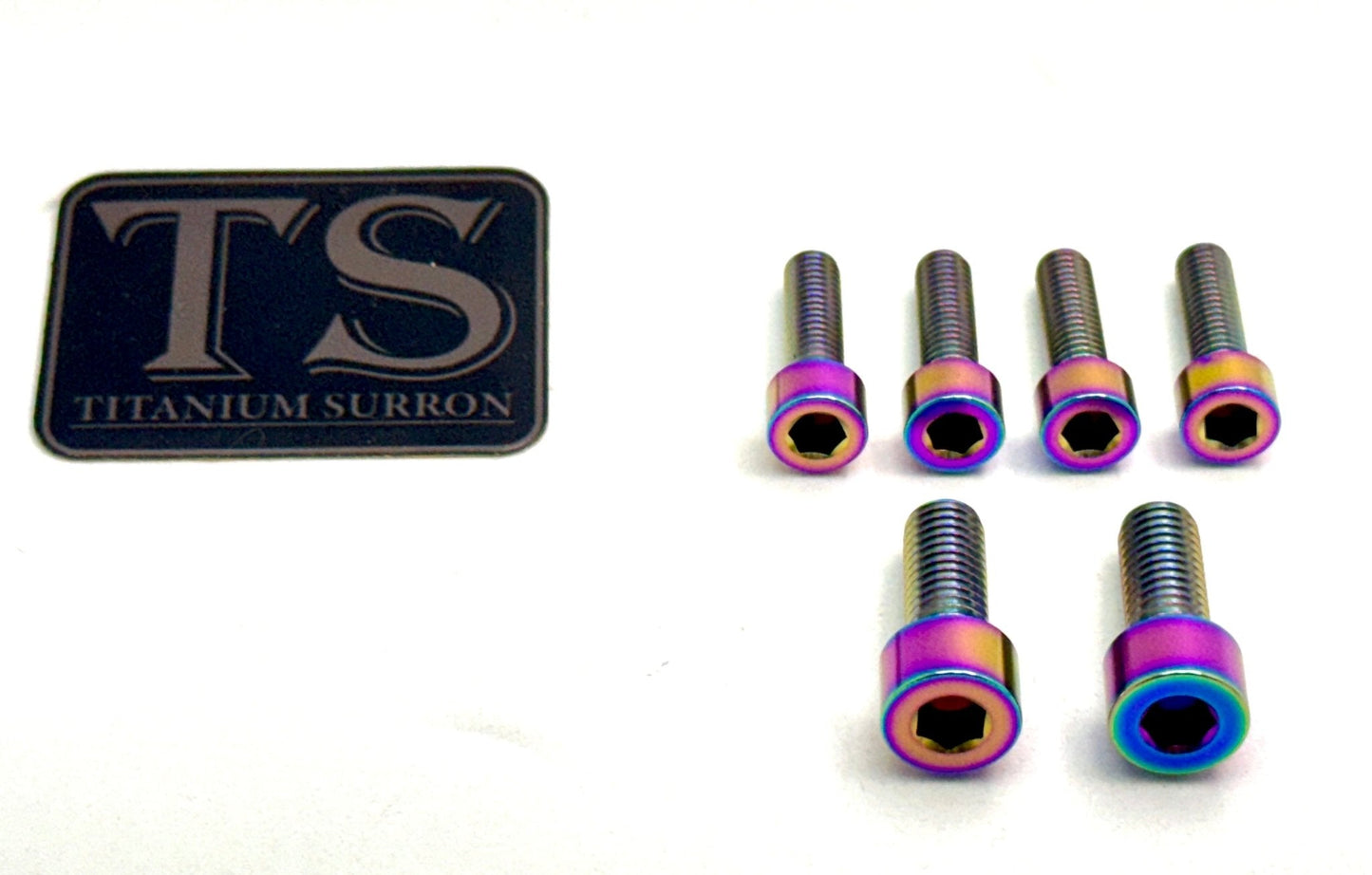Titanium Stem/ Handlebar Mount Bolts - E - moto - MXwraps