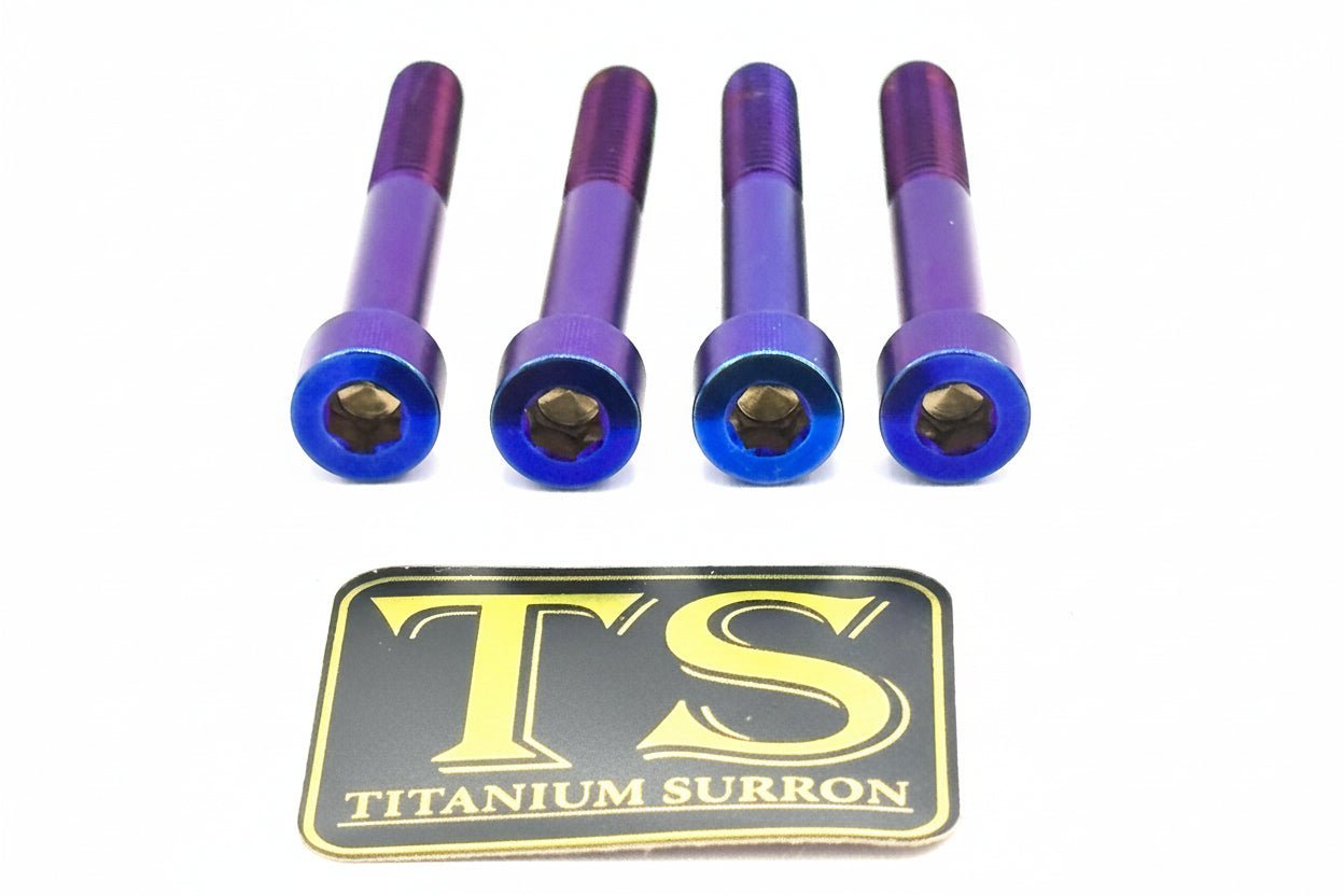 Titanium Stem/ Handlebar Mount Bolts - E - moto - MXwraps