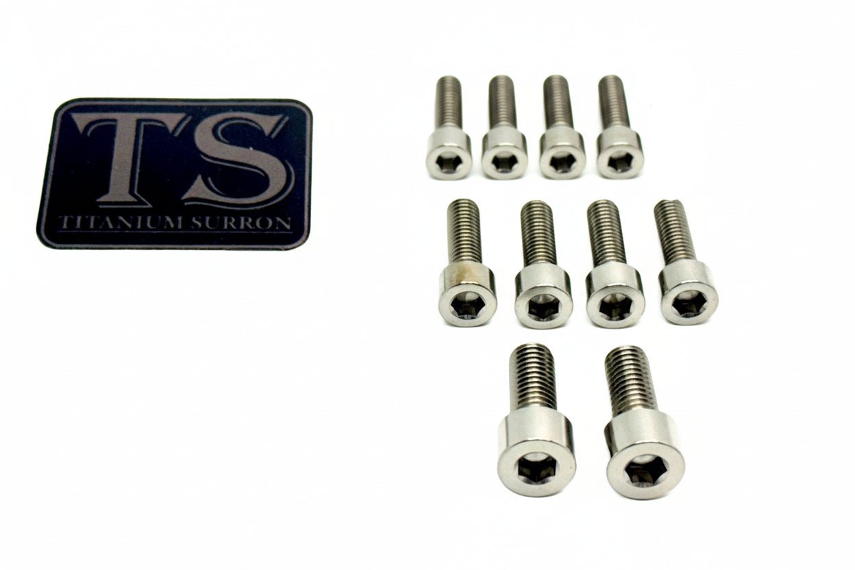 Titanium Stem/ Handlebar Mount Bolts - E - moto - MXwraps