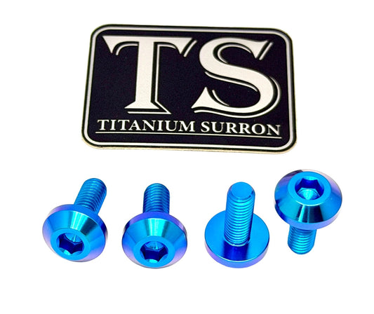 Titanium Surron Ultra Bee Brake Hand Guard Bolts - MXwraps
