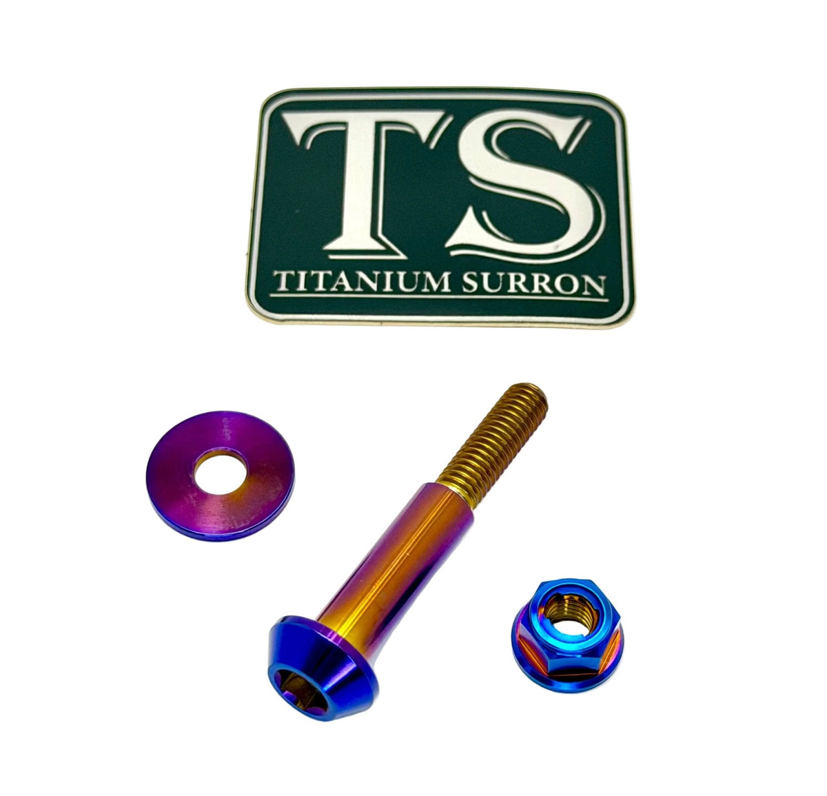 Titanium Surron Ultra Bee Brake Lever Pivot Bolt - MXwraps