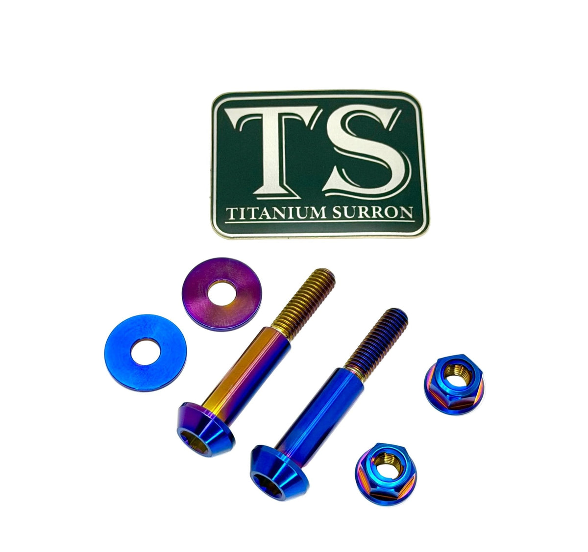 Titanium Surron Ultra Bee Brake Lever Pivot Bolt - MXwraps